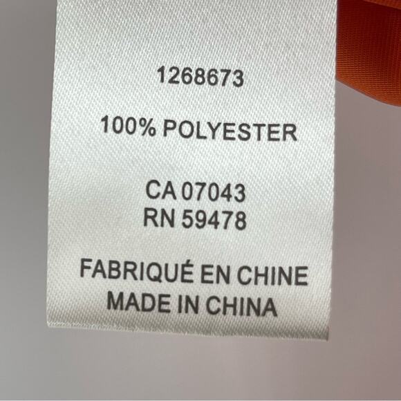 Joie Wide Leg Vibrant Orange High Waisted Pull On Pants Size XS Preppy Boho - Picture 7 of 8